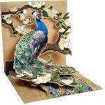 Peacocks & Magnolias<br> Treasures Pop-Up Card